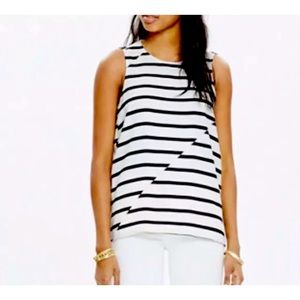 Madewell Stripe Sleeveless Top XXS